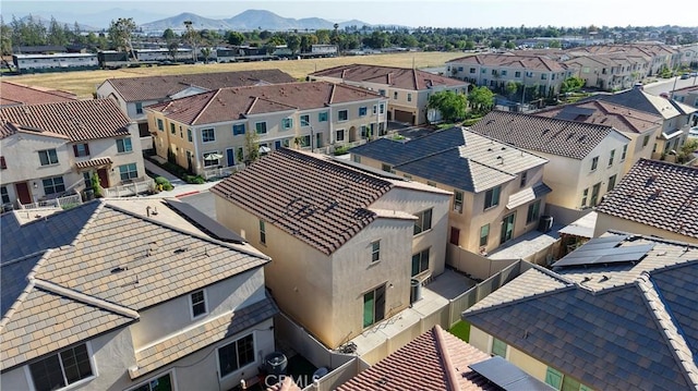 956 W Clover Ave, Rialto, CA 92376 - aerial perspective of suburban area featuring a mountain backdrop