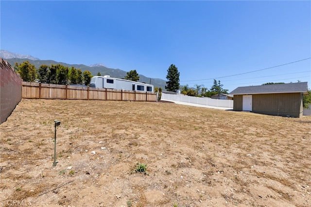 8729 Hillside Rd, Rancho Cucamonga, CA 91701 - fenced backyard with a mountain view