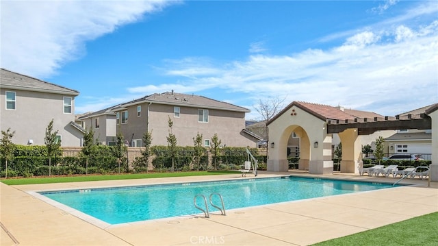 3611 Highclere Way, Clovis, CA 93619 - community pool featuring a patio