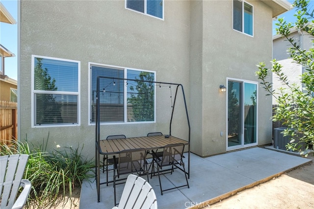 3611 Highclere Way, Clovis, CA 93619 - view of patio / terrace with central AC unit and outdoor dining space