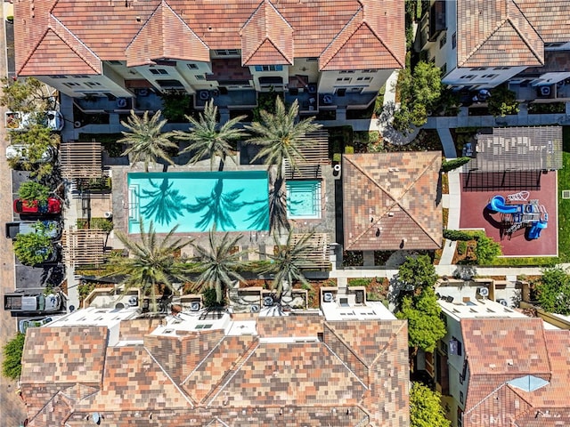 12473 Constellation St, Eastvale, CA 91752 - aerial view of a pool