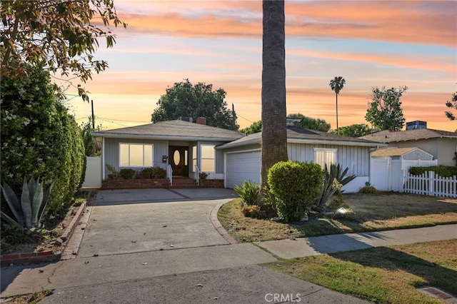 7117 Vanscoy Ave, North Hollywood, CA 91605 - view of front of property featuring concrete driveway