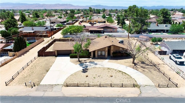 20061 Seneca Rd, Apple Valley, CA 92307 - aerial perspective of suburban area with a mountain backdrop