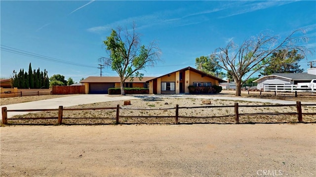 20061 Seneca Rd, Apple Valley, CA 92307 - view of front facade with driveway and a garage