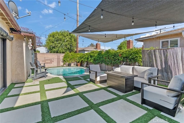 16302 Graystone Ave, Norwalk, CA 90650 - fenced backyard with a patio area and an outdoor living space