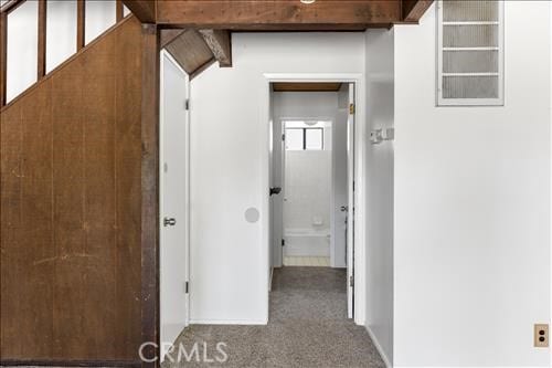 28921 Bear Valley Rd, Tehachapi, CA 93561 - hall featuring carpet floors