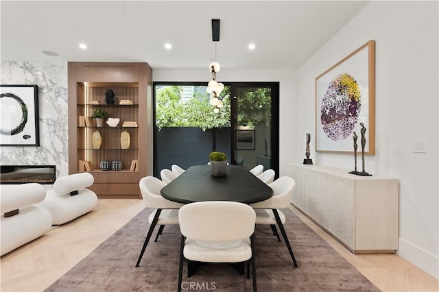 4211 Agnes Ave, Studio City, CA 91604 - dining area featuring recessed lighting