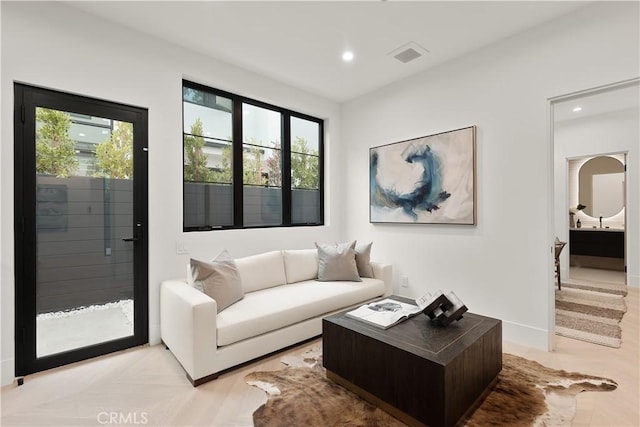 4211 Agnes Ave, Studio City, CA 91604 - living area featuring recessed lighting