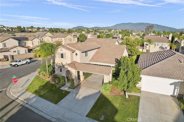 45614 Hawk Ct, Temecula, CA 92592 - aerial view of residential area featuring a mountainous background