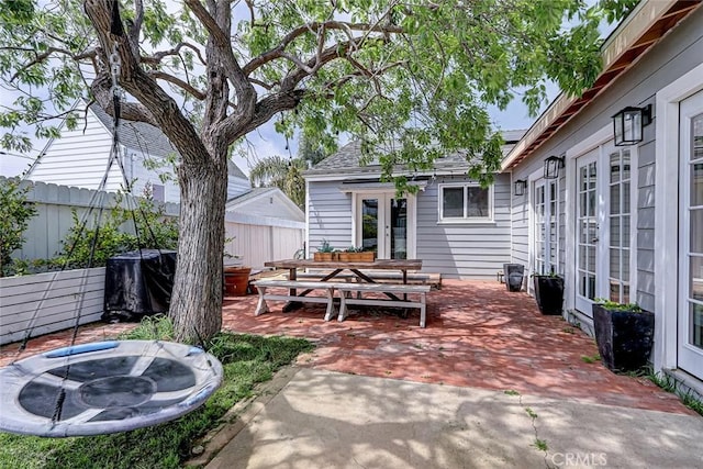 320 E Walnut Ave, El Segundo, CA 90245 - view of patio featuring french doors
