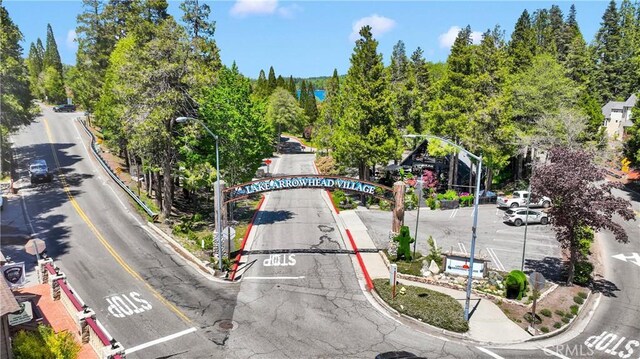 28720 Zion Dr, Lake Arrowhead, CA 92352 - aerial view of a tree filled landscape