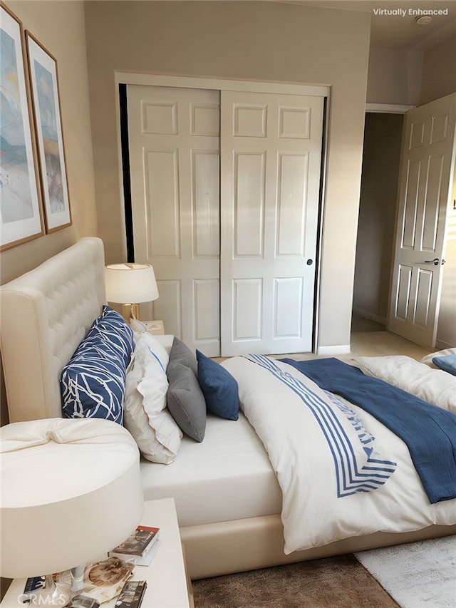 10030 El Dorado St, Apple Valley, CA 92308 - carpeted bedroom featuring a closet and baseboards