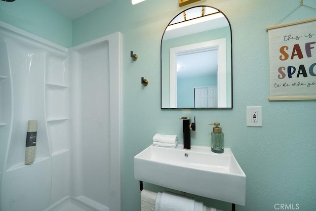 1405 W Saint Gertrude Pl, Santa Ana, CA 92704 - bathroom with a sink and a shower