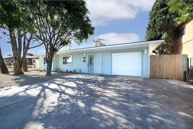 1405 W Saint Gertrude Pl, Santa Ana, CA 92704 - ranch-style home with concrete driveway and a garage