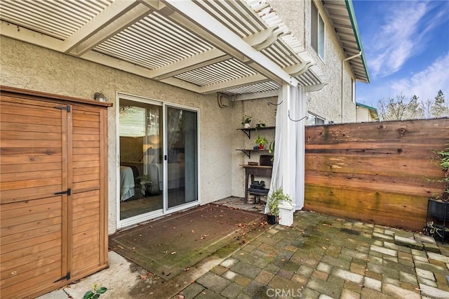 1125 Sheridan Ave Unit 68, Chico, CA 95926 - view of patio / terrace with a pergola