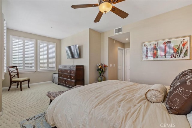 45 Brownstone Way, Aliso Viejo, CA 92656 - bedroom with baseboards, carpet flooring, and a ceiling fan