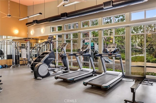45 Brownstone Way, Aliso Viejo, CA 92656 - workout area with a high ceiling