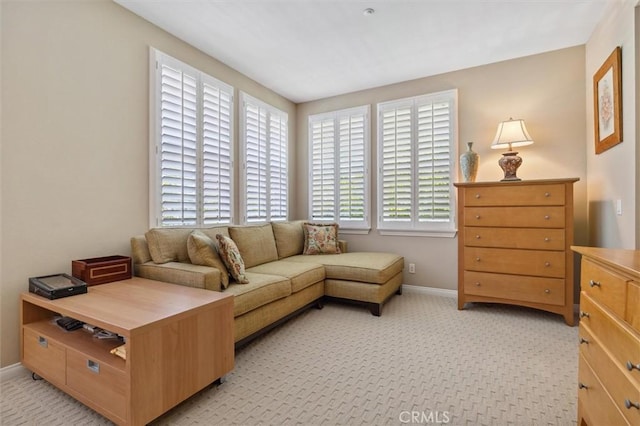 45 Brownstone Way, Aliso Viejo, CA 92656 - living room with baseboards and light colored carpet