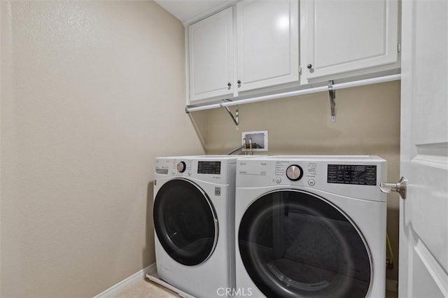 45 Brownstone Way, Aliso Viejo, CA 92656 - laundry area with washing machine and clothes dryer, cabinet space, and baseboards