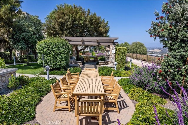 45 Brownstone Way, Aliso Viejo, CA 92656 - view of community with a patio area and outdoor dining space
