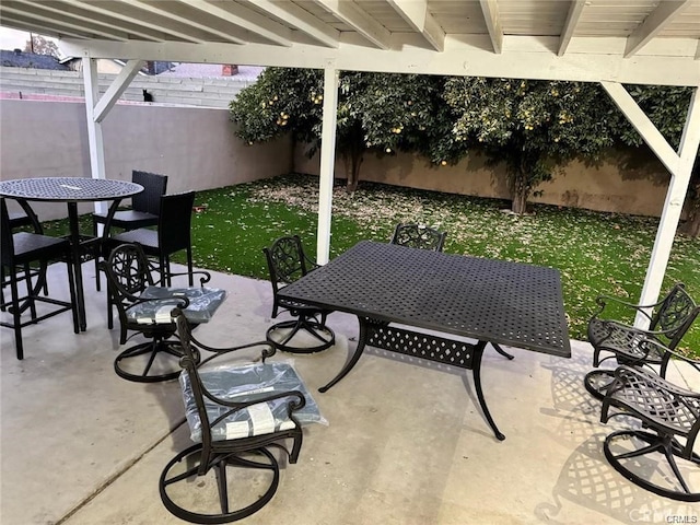 19023 Cantlay St, Reseda, CA 91335 - view of patio / terrace with outdoor dining space