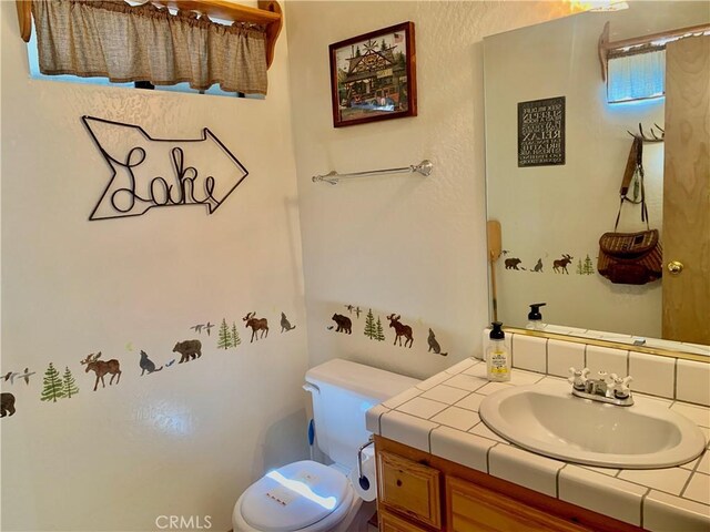 762 Esquimoux Dr, Green Valley Lake, CA 92341 - bathroom with vanity and toilet
