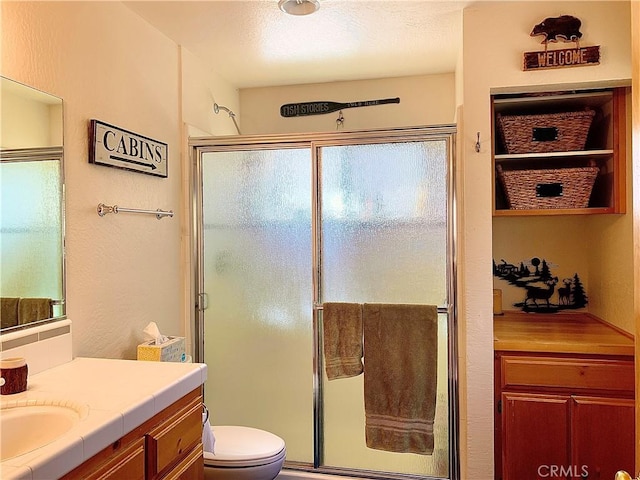 762 Esquimoux Dr, Green Valley Lake, CA 92341 - full bath with vanity and a stall shower