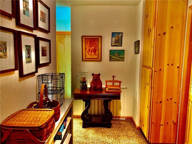 762 Esquimoux Dr, Green Valley Lake, CA 92341 - hallway with baseboards