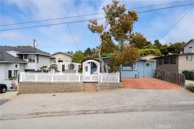 418 Tulare Ave, Morro Bay, CA 93442 - view of front of house with a fenced front yard