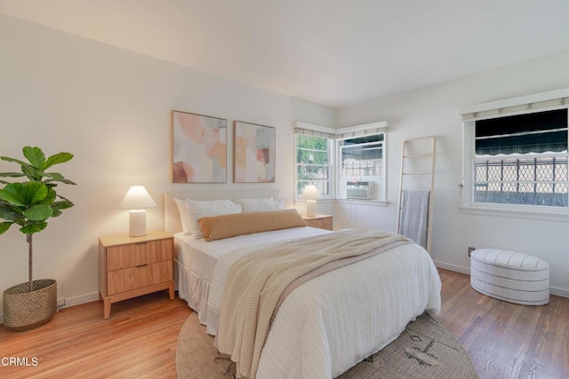 3349 Wood Ter, Los Angeles, CA 90027 - bedroom with light wood-type flooring and baseboards