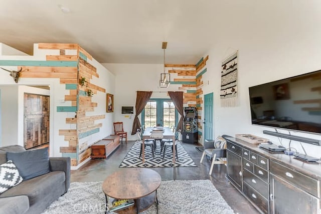 58725 Botkin Rd, Landers, CA 92285 - living room with concrete floors