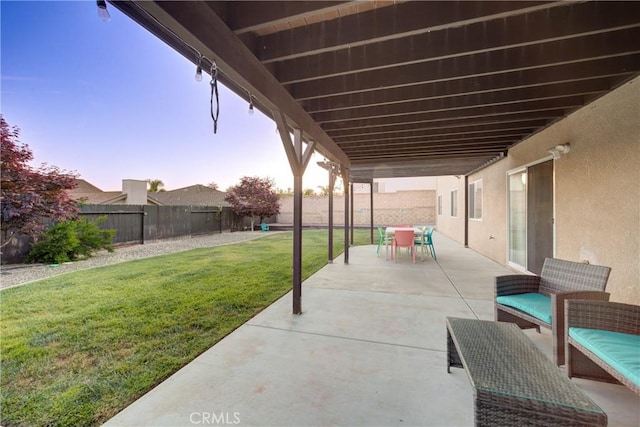 200 Cyclone St, Nipomo, CA 93444 - patio terrace at dusk with a patio and outdoor dining area