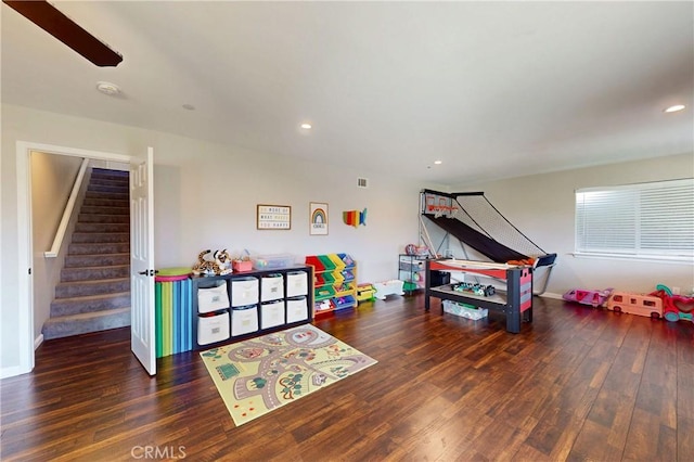 200 Cyclone St, Nipomo, CA 93444 - rec room with wood finished floors, recessed lighting, and baseboards