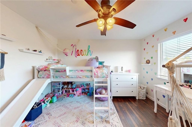 200 Cyclone St, Nipomo, CA 93444 - bedroom featuring wood finished floors, baseboards, and ceiling fan