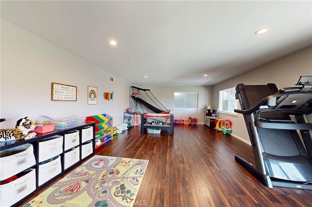 200 Cyclone St, Nipomo, CA 93444 - recreation room featuring wood finished floors, recessed lighting, and baseboards