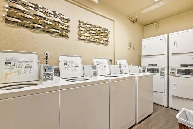 2564 Navarra Dr Unit 115, Carlsbad, CA 92009 - community laundry featuring separate washer and dryer and stacked washer and clothes dryer