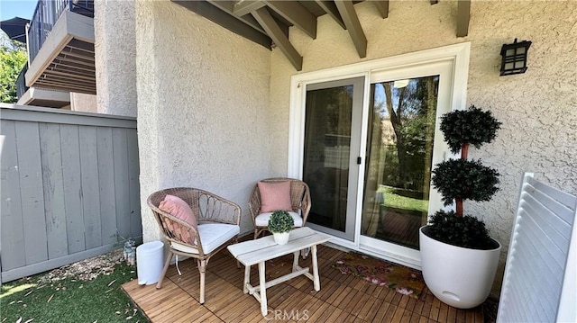 11467 Tampa Ave Unit 154, Porter Ranch, CA 91326 - view of wooden deck