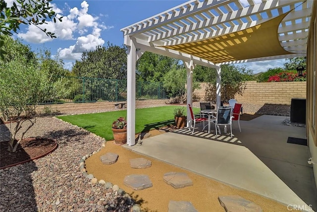 3607 Cascara Ct, Simi Valley, CA 93065 - view of patio featuring a pergola