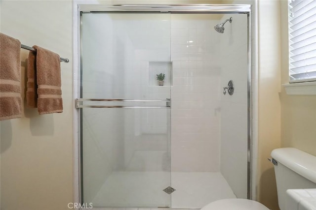 3607 Cascara Ct, Simi Valley, CA 93065 - bathroom with toilet and a stall shower