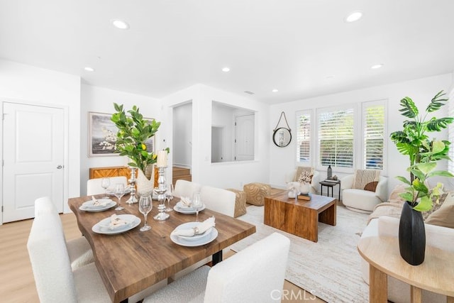 61 Jade Flower, Irvine, CA 92620 - dining space featuring recessed lighting and light wood-type flooring