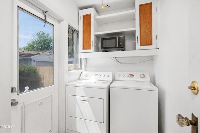 1675 N El Molino Ave, Pasadena, CA 91104 - laundry room with cabinet space and washer and dryer