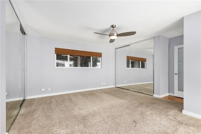 33292 Bremerton St, Dana Point, CA 92629 - unfurnished bedroom with carpet, baseboards, a ceiling fan, and a closet