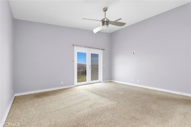 33292 Bremerton St, Dana Point, CA 92629 - carpeted empty room featuring ceiling fan and baseboards