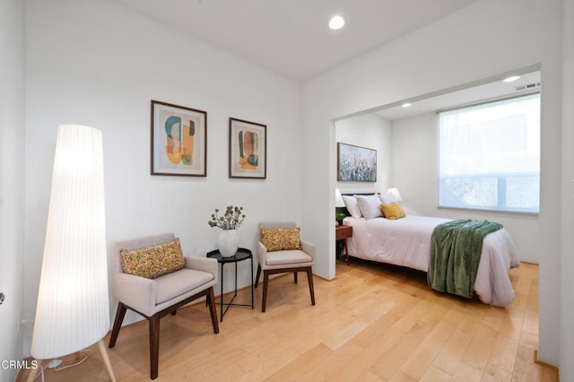 1196 Montecito Dr, Los Angeles, CA 90031 - bedroom featuring light wood-style flooring and recessed lighting
