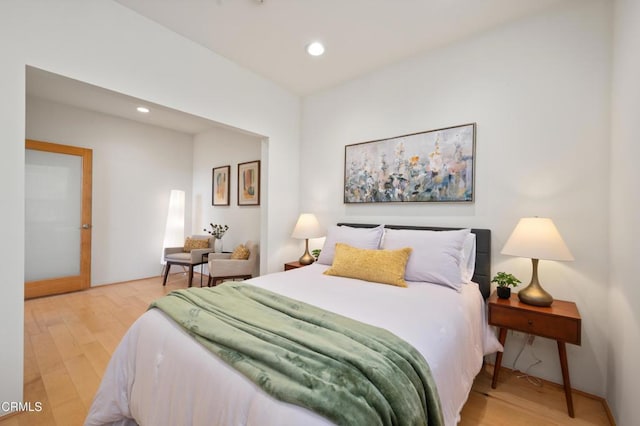 1196 Montecito Dr, Los Angeles, CA 90031 - bedroom with wood finished floors and recessed lighting