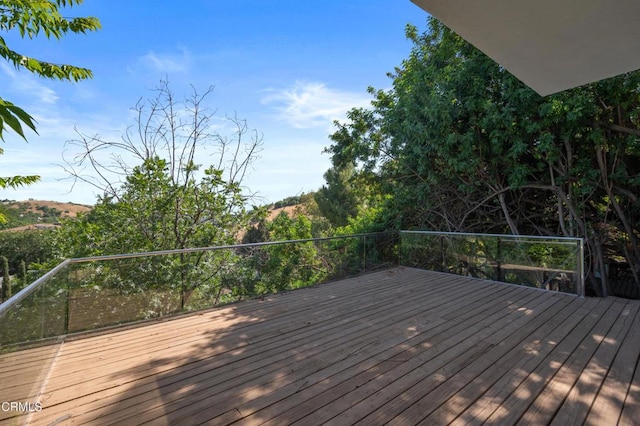 1196 Montecito Dr, Los Angeles, CA 90031 - view of wooden terrace