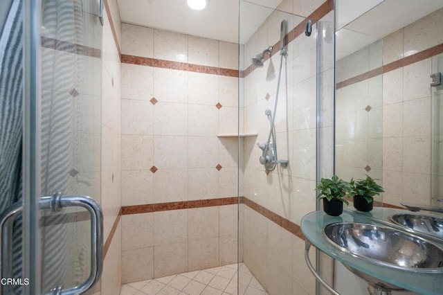 1196 Montecito Dr, Los Angeles, CA 90031 - full bath featuring a shower stall and a sink