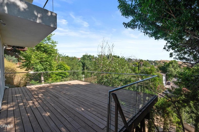 1196 Montecito Dr, Los Angeles, CA 90031 - view of wooden deck