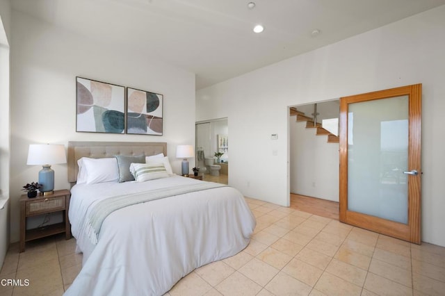 1196 Montecito Dr, Los Angeles, CA 90031 - bedroom with light tile patterned flooring and recessed lighting