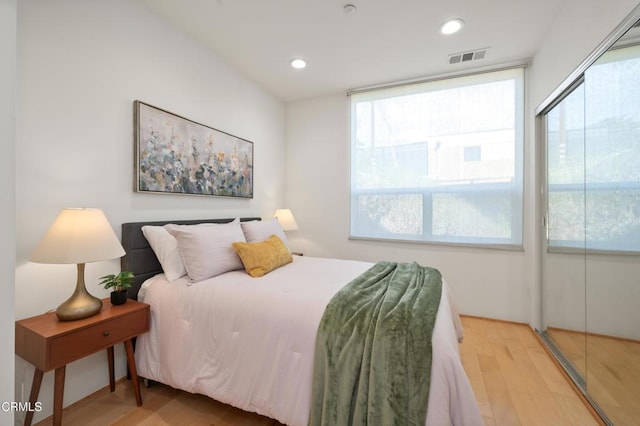 1196 Montecito Dr, Los Angeles, CA 90031 - bedroom featuring wood finished floors and recessed lighting
